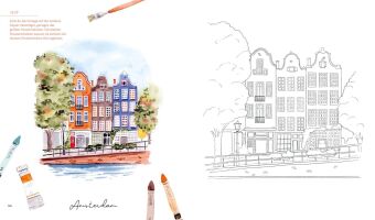 Colour in the city - Mein urbanes Ausmalbuch