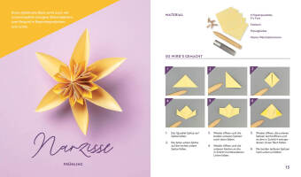 Origami-Flowers - Wunderschöne Blüten zum Dekorieren & Verschenken