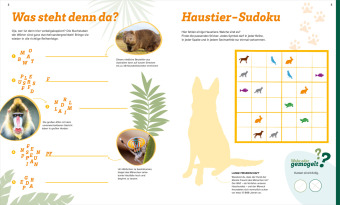 WAS IST WAS Rätseln und Stickern: Tiere