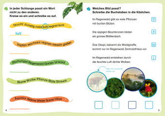 WAS IST WAS Erstes Lesen. Leserätsel Regenwald