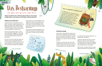 Stacheln, Schleim & spitze Zähne! Mein Bestiarium der außergewöhnlichen Tiere