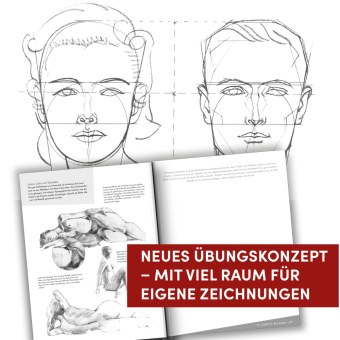 Die Kunst des Zeichnens Übungsbuch - Menschen. Mit neuem Trainingskonzept