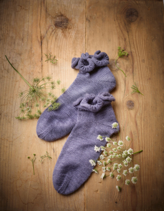 Romantische Socken stricken
