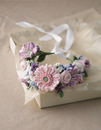 Romantische Blumen häkeln 