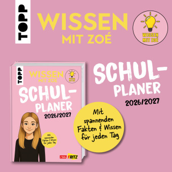Wissen mit Zoé: Schulplaner 2026/2027