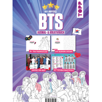 BTS: Das inoffizielle Ausmal- & Kreativbuch