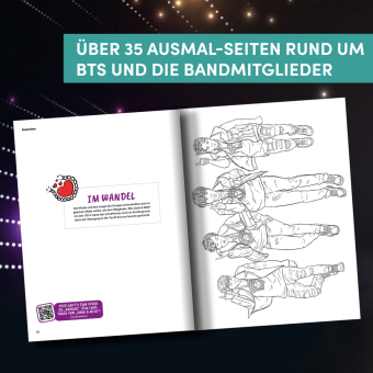 BTS: Das inoffizielle Ausmal- & Kreativbuch