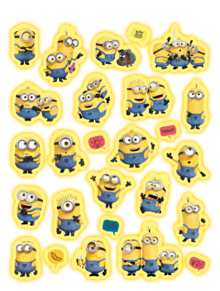 Minions: Der große Glow-in-the-Dark Stickerspaß