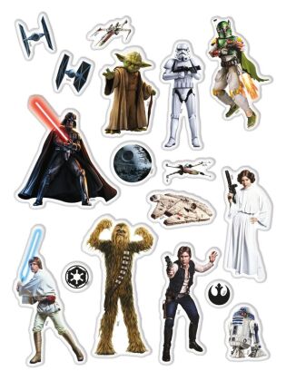 Star Wars: Malspaß mit 3D-Stickern