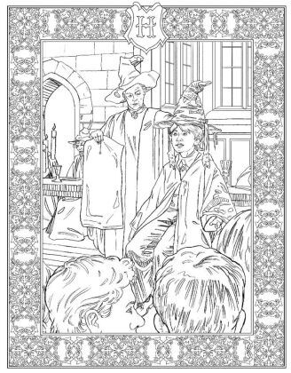 Harry Potter: Magisches Malbuch