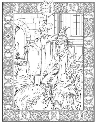 Harry Potter: Magisches Malbuch