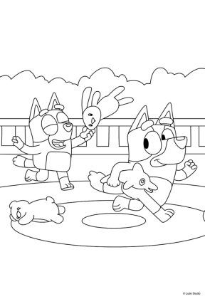Bluey: Mein lustiger Kindergartenblock