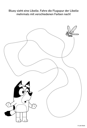 Bluey: Mein lustiger Kindergartenblock