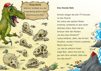 Die drei ??? Kids, Bücherhelden 2. Klasse, Achtung, Dinos!