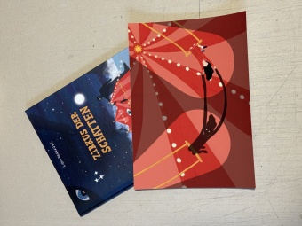 Zirkus der Schatten - Ein magisches Bilderbuch über Gefühle, Angst und Mut für Kinder ab 4 Jahren, Hardcover mit eingelegtem Print | Format (Vollformat): 20,5 x 29 cm | signiert | Auflage limitiert auf 50 Exemplare