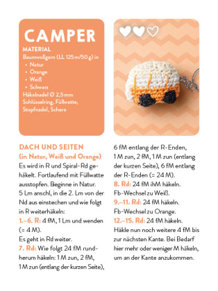 55 x häkeln - Mini-Amigurumis Schlüsselanhänger: Dein Kartenset mit niedlichen Tieren & mehr