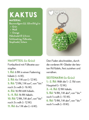 55 x häkeln - Mini-Amigurumis Schlüsselanhänger: Dein Kartenset mit niedlichen Tieren & mehr