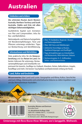 Reise Know-How Reiseführer Australien - Westen und Zentrum
