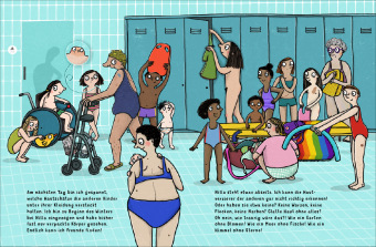 Warze Giesbert geht baden 