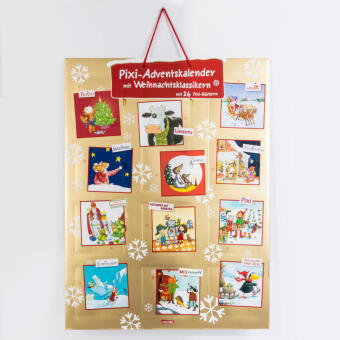 Pixi Adventskalender GOLD 2026, m. 5 Buch, 19 Teile