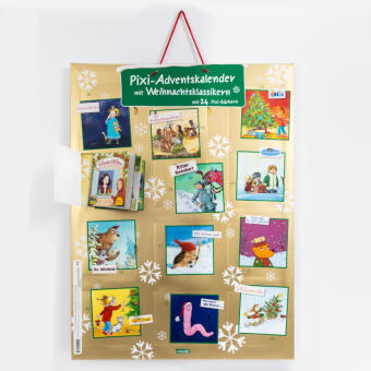 Pixi Adventskalender GOLD 2026, m. 5 Buch, 19 Teile