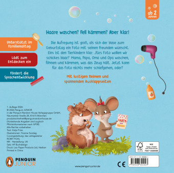 Waschen? Kämmen? Aber klar! Fürs Foto wollen wir schickes Haar!