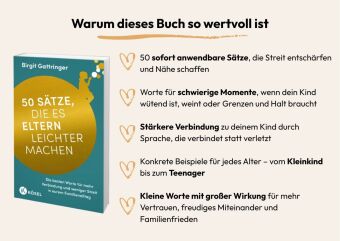 50 Sätze, die es Eltern leichter machen
