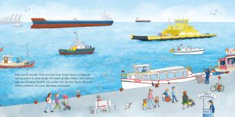 LESEMAUS 75: Große und kleine Schiffe im Hafen