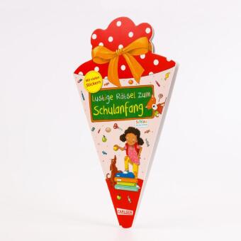 Schlau für die Schule: Lustige Rätsel zum Schulanfang (Schultüte rot)