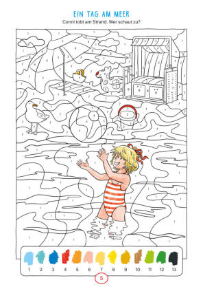 Conni Gelbe Reihe (Beschäftigungsbuch): Malen mit Zahlen