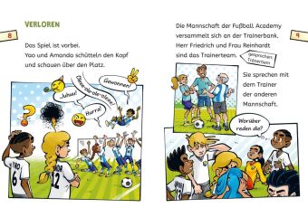 Erstleser Kindercomic: Fußball Academy: Ein besonderes Training