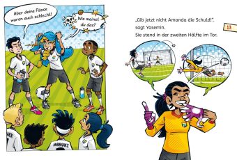 Erstleser Kindercomic: Fußball Academy: Ein besonderes Training