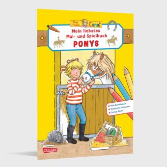 Conni Gelbe Reihe (Beschäftigungsbuch): Mein liebstes Mal- und Spielbuch: Ponys
