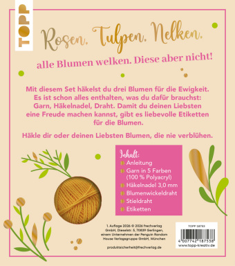 Grüße aus dem Blumengarten. Zum Selber-Häkeln