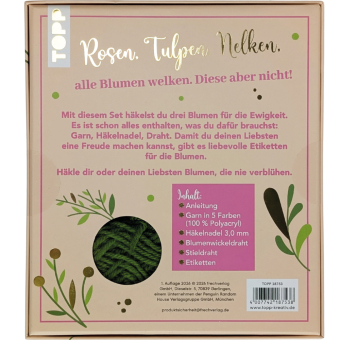 Grüße aus dem Blumengarten. Zum Selber-Häkeln