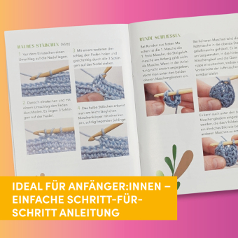 Grüße aus dem Blumengarten. Zum Selber-Häkeln