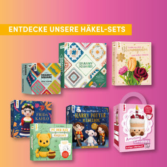 Grüße aus dem Blumengarten. Zum Selber-Häkeln