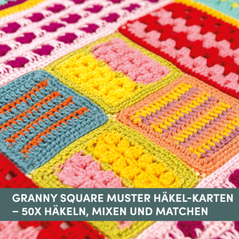 Granny Square Muster Häkel-Karten (Deutsche Ausgabe)