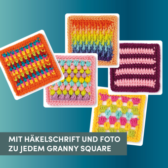 Granny Square Muster Häkel-Karten (Deutsche Ausgabe)