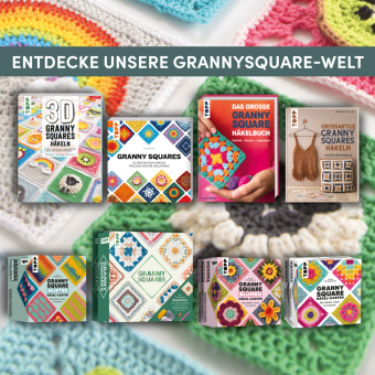 Granny Square Muster Häkel-Karten (Deutsche Ausgabe)