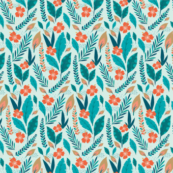 350 Origami-Block Florale Motive