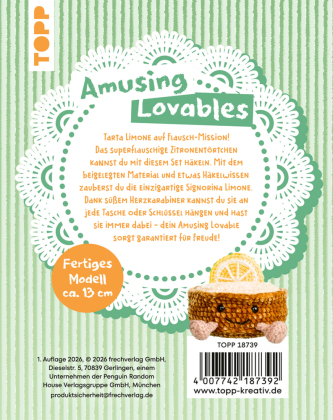 Amusing Lovables Häkelset Tarta Limone