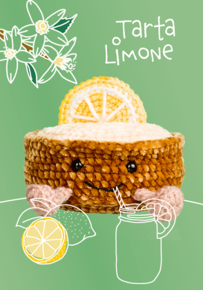 Amusing Lovables Häkelset Tarta Limone