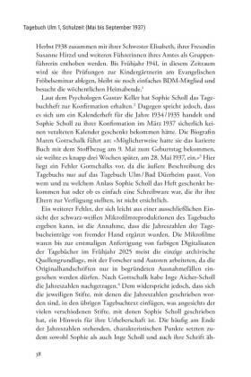 Sophie Scholl. Eine Kostbarkeit für immer