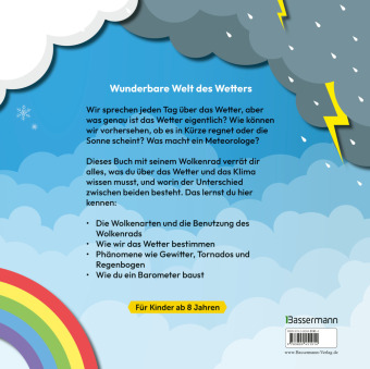 Entdecke Wind, Wolken und Wetter. Mit drehbarem Wolkenrad