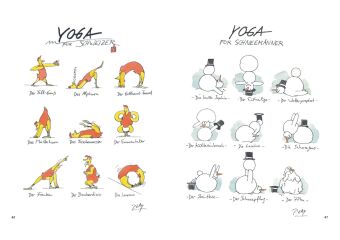 Yoga- und Wellness-Hühner