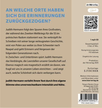 Ich möchte zurückgehen in der Zeit,1 Audio-CD, 1 MP3