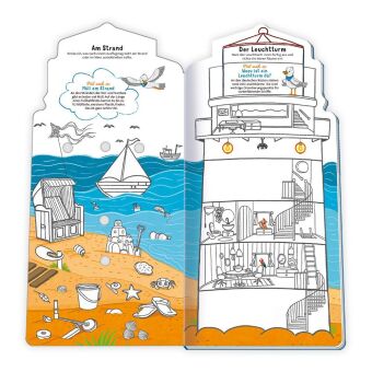 TRÖTSCH - Malbuch Mein kunterbuntes Spiel- und Malbuch Am Meer