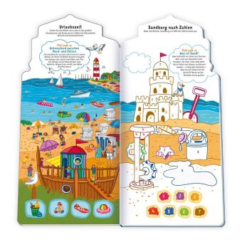 TRÖTSCH - Malbuch Mein kunterbuntes Spiel- und Malbuch Am Meer