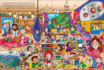 Mein schönstes Kindergarten-Wimmelbuch